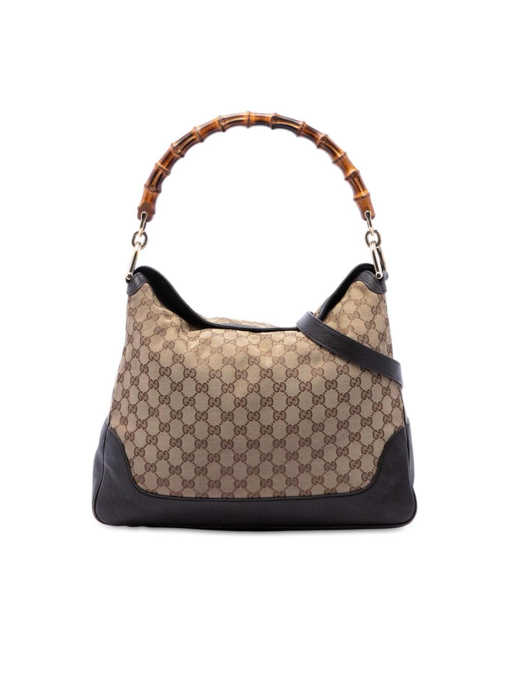 Gucci Gg Canvas Bamboo Diana Satchel #362290G62B
